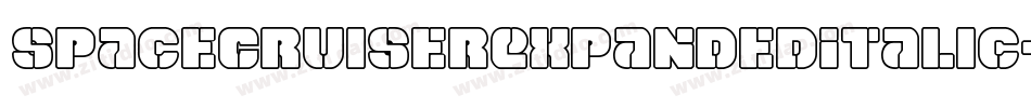 SpaceCruiserExpandedItalic-zaG1字体转换 SpaceCruiserExpandedItalic-zaG1字体转换