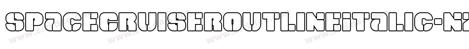 SpaceCruiserOutlineItalic-n7EM字体转换 SpaceCruiserOutlineItalic-n7EM字体转换