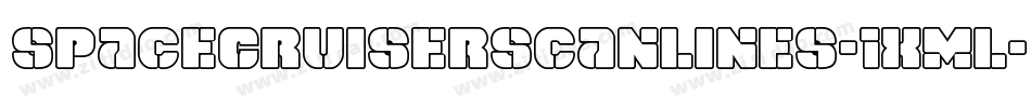 SpaceCruiserScanlines-1xmL字体转换 SpaceCruiserScanlines-1xmL字体转换