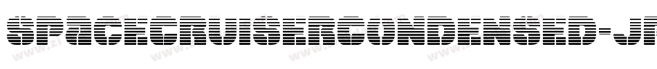 SpaceCruiserCondensed-JPVB字体转换