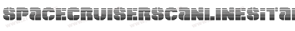 SpaceCruiserScanlinesItalic-RWoM字体转换 SpaceCruiserScanlinesItalic-RWoM字体转换