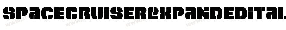 SpaceCruiserExpandedItalic-zaG1字体转换 SpaceCruiserExpandedItalic-zaG1字体转换