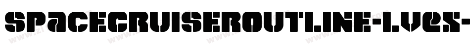 SpaceCruiserOutline-lvEX字体转换 SpaceCruiserOutline-lvEX字体转换