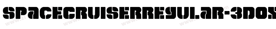 SpaceCruiserRegular-3D0X字体转换 SpaceCruiserRegular-3D0X字体转换