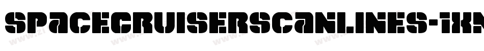 SpaceCruiserScanlines-1xmL字体转换 SpaceCruiserScanlines-1xmL字体转换