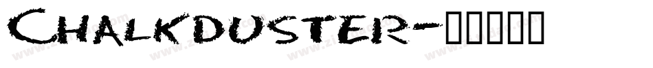 Chalkduster字体转换