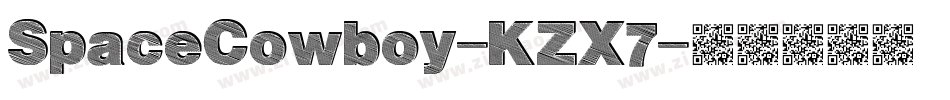 SpaceCowboy-KZX7字体转换
