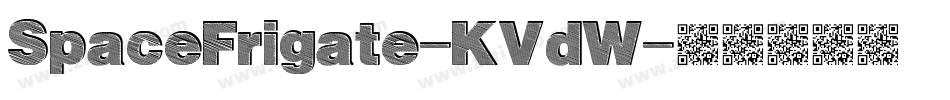 SpaceFrigate-KVdW字体转换