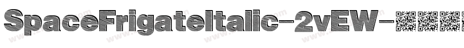 SpaceFrigateItalic-2vEW字体转换