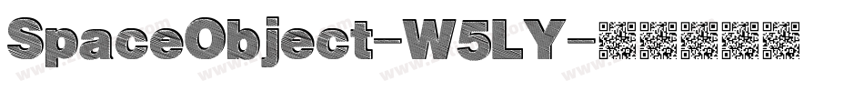 SpaceObject-W5LY字体转换
