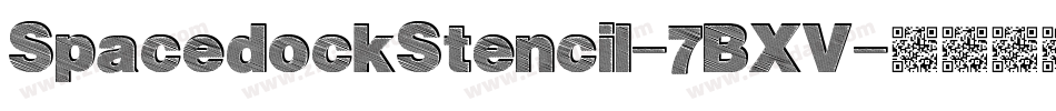 SpacedockStencil-7BXV字体转换