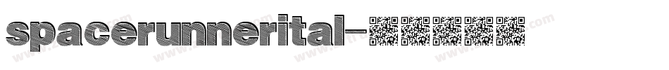 spacerunnerital字体转换