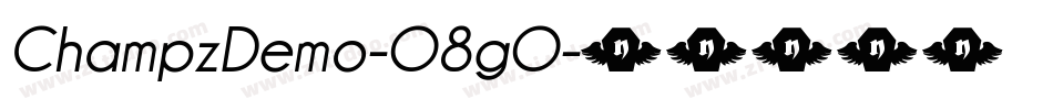 ChampzDemo-O8gO字体转换