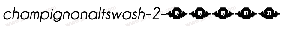 champignonaltswash-2字体转换