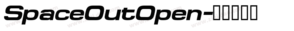 SpaceOutOpen字体转换