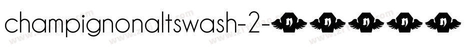 champignonaltswash-2字体转换