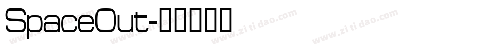 SpaceOut字体转换