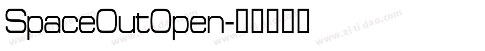 SpaceOutOpen字体转换