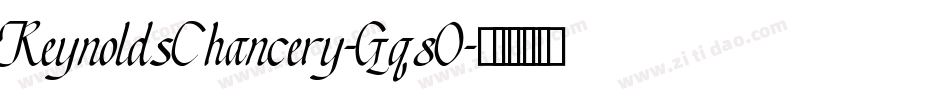 ReynoldsChancery-Gq8O字体转换