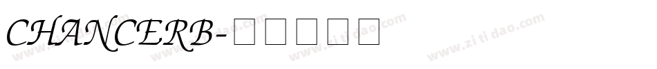 CHANCERB字体转换