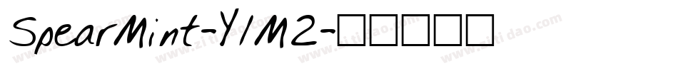 SpearMint-YlM2字体转换