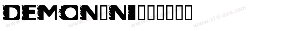 DEMON_NI字体转换