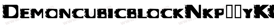 DemoncubicblockNkp-5yKG字体转换