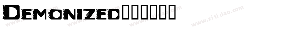 Demonized字体转换