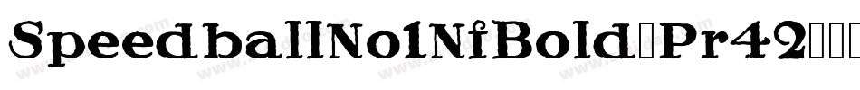 SpeedballNo1NfBold-Pr42字体转换