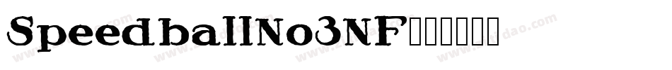 SpeedballNo3NF字体转换