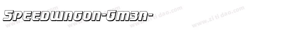Speedwagon-Gm3a字体转换 Speedwagon-Gm3a字体转换