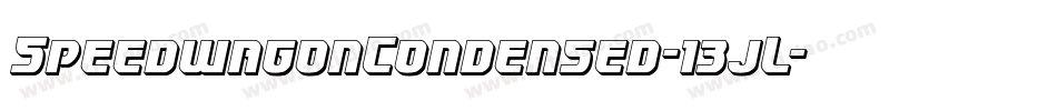 SpeedwagonCondensed-13jL字体转换 SpeedwagonCondensed-13jL字体转换