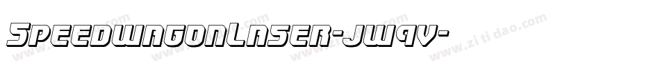 SpeedwagonLaser-jw9v字体转换 SpeedwagonLaser-jw9v字体转换