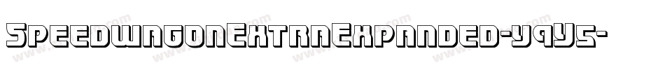 SpeedwagonExtraExpanded-y9Y5字体转换 SpeedwagonExtraExpanded-y9Y5字体转换