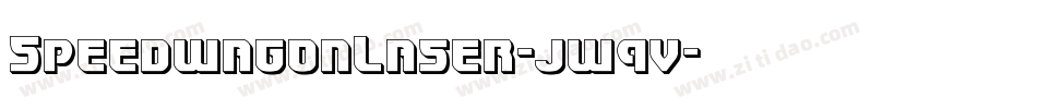 SpeedwagonLaser-jw9v字体转换 SpeedwagonLaser-jw9v字体转换
