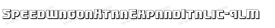 SpeedwagonXtraExpandItalic-9lM5字体转换 SpeedwagonXtraExpandItalic-9lM5字体转换
