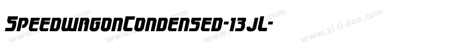 SpeedwagonCondensed-13jL字体转换 SpeedwagonCondensed-13jL字体转换