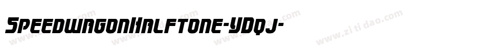 SpeedwagonHalftone-YDqj字体转换 SpeedwagonHalftone-YDqj字体转换