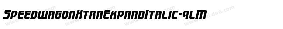 SpeedwagonXtraExpandItalic-9lM5字体转换 SpeedwagonXtraExpandItalic-9lM5字体转换