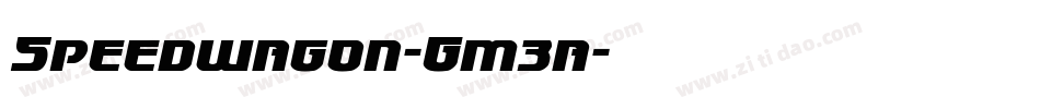 Speedwagon-Gm3a字体转换 Speedwagon-Gm3a字体转换