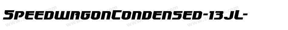 SpeedwagonCondensed-13jL字体转换 SpeedwagonCondensed-13jL字体转换