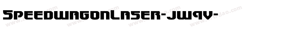 SpeedwagonLaser-jw9v字体转换 SpeedwagonLaser-jw9v字体转换