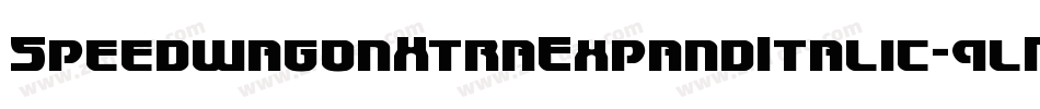 SpeedwagonXtraExpandItalic-9lM5字体转换 SpeedwagonXtraExpandItalic-9lM5字体转换