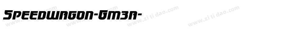 Speedwagon-Gm3a字体转换 Speedwagon-Gm3a字体转换