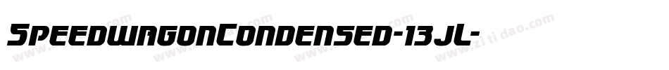 SpeedwagonCondensed-13jL字体转换 SpeedwagonCondensed-13jL字体转换
