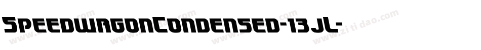 SpeedwagonCondensed-13jL字体转换 SpeedwagonCondensed-13jL字体转换