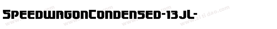 SpeedwagonCondensed-13jL字体转换 SpeedwagonCondensed-13jL字体转换