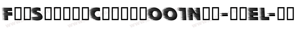 FtySpeedyCasual001Ncv-vrEL字体转换
