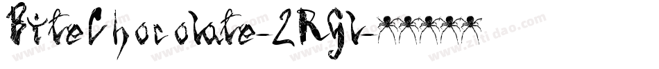 BiteChocolate-2RGl字体转换