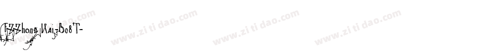 FZZhongKai-B08T字体转换